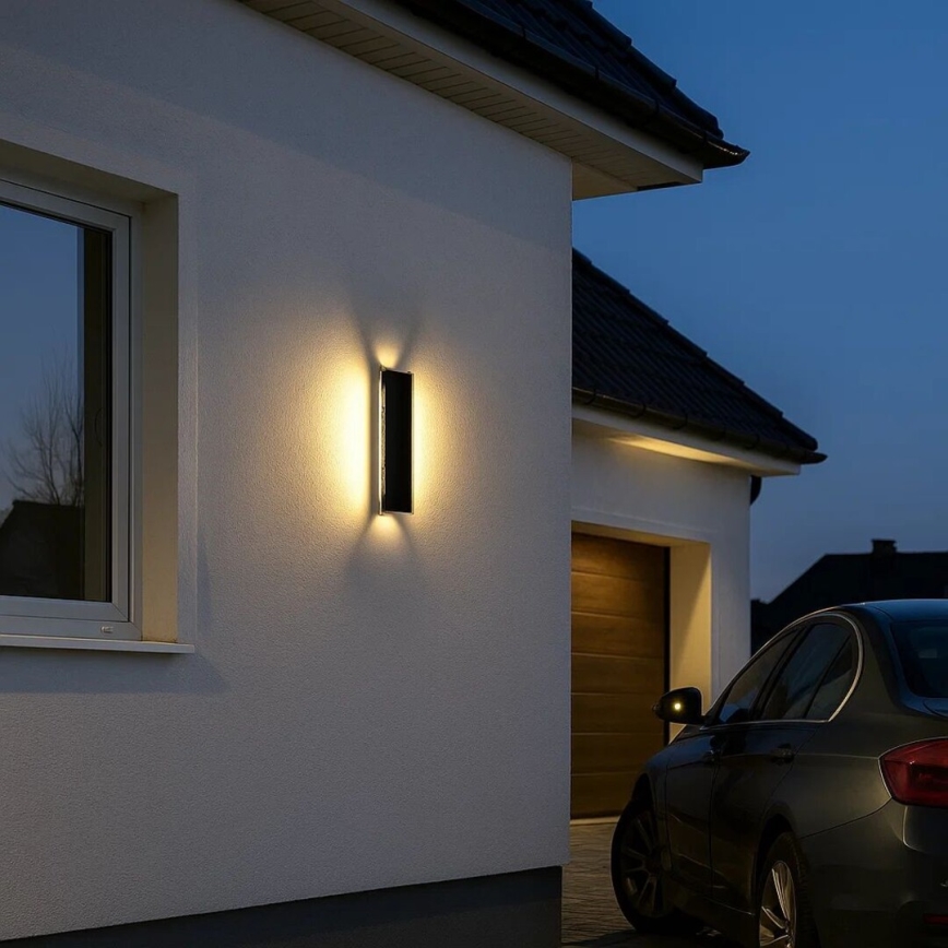 Rabalux - LED utomhusvägglampa LED/18W/230V IP54 svart