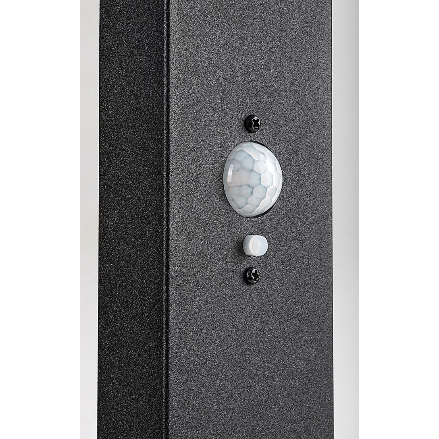 Rabalux - LED dimbar solcellslampa för utomhusbruk med sensor LED/4,4W/3,7V IP54 antracit 2200 mAh