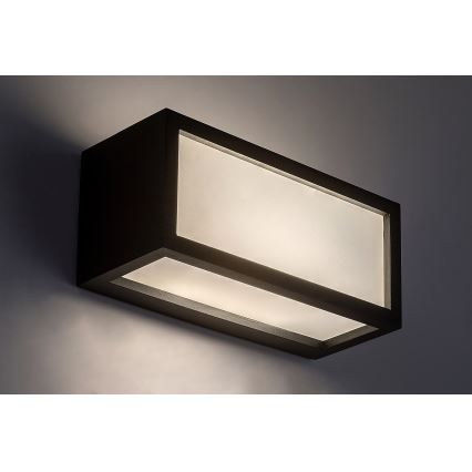 Rabalux - LED utomhusvägglampa LED/10W/230V IP54 svart