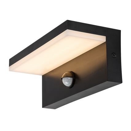 Rabalux - LED Utomhus vägglampa med sensor LED/9W/230V 2700/4000/6500K IP54 svart