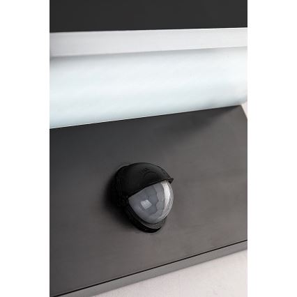 Rabalux - LED Utomhus vägglampa med sensor LED/9W/230V 2700/4000/6500K IP54 svart