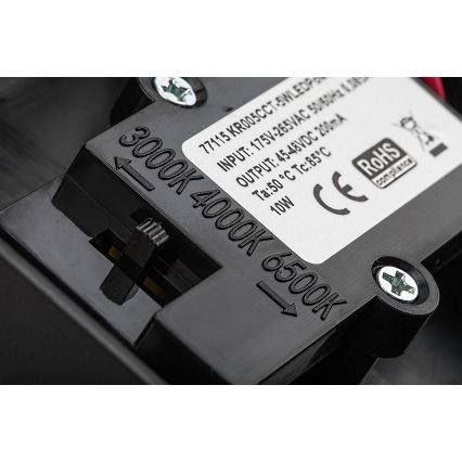 Rabalux - LED Utomhus vägglampa med sensor LED/9W/230V 2700/4000/6500K IP54 svart