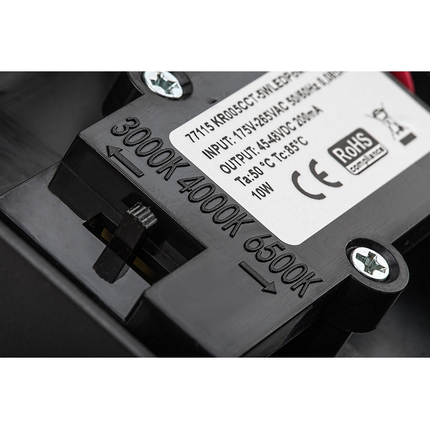 Rabalux - LED Utomhus vägglampa med sensor LED/9W/230V 2700/4000/6500K IP54 svart