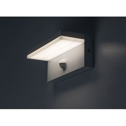 Rabalux - LED Utomhus vägglampa med sensor LED/9W/230V 2700/4000/6500K IP54 vit
