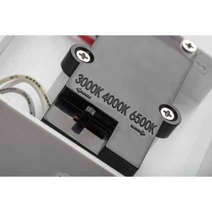 Rabalux - LED Utomhus vägglampa med sensor LED/9W/230V 2700/4000/6500K IP54 vit