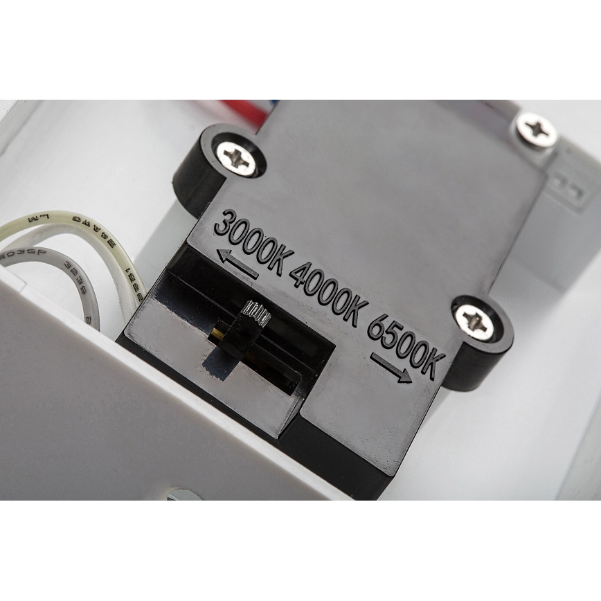 Rabalux - LED Utomhus vägglampa med sensor LED/9W/230V 2700/4000/6500K IP54 vit