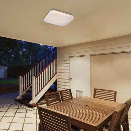 Rabalux - LED badrumstaklampa LED/12W/230V 3000/4000/6000K IP44 24x24 cm