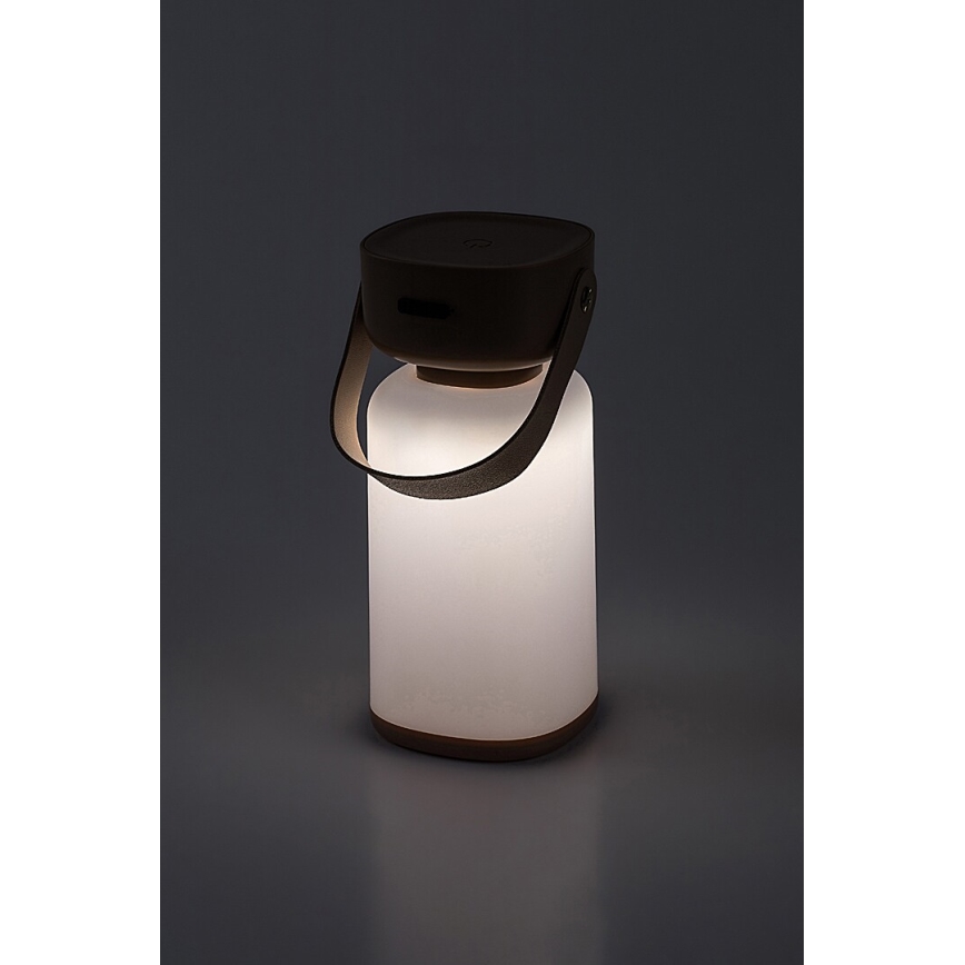 Rabalux - LED Utomhus dimbar touch uppladdningsbar bordslampa LED/3W/5V IP44 brun