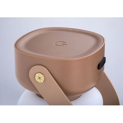 Rabalux - LED Utomhus dimbar touch uppladdningsbar bordslampa LED/3W/5V IP44 brun