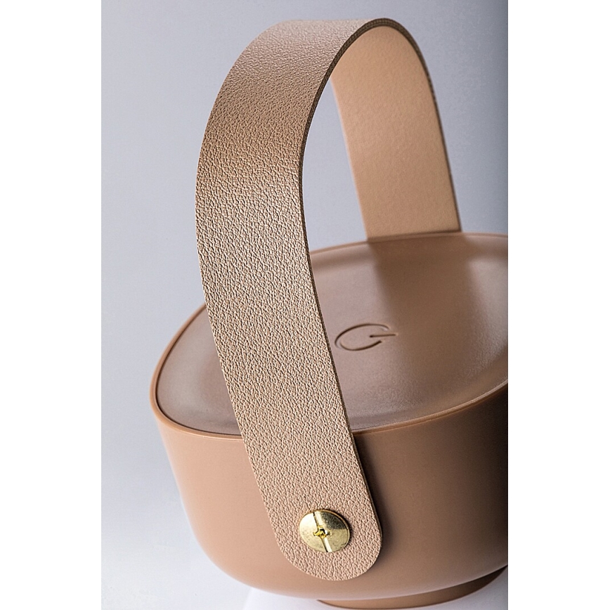 Rabalux - LED Utomhus dimbar touch uppladdningsbar bordslampa LED/3W/5V IP44 brun