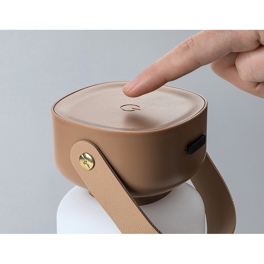 Rabalux - LED Utomhus dimbar touch uppladdningsbar bordslampa LED/3W/5V IP44 brun