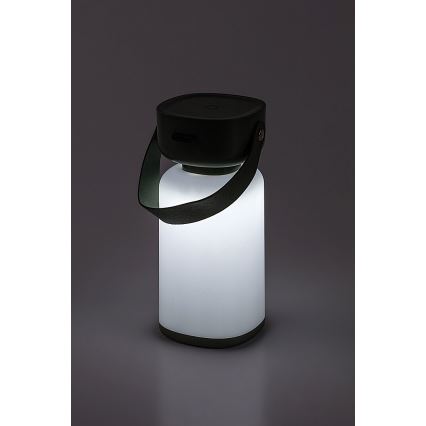 Rabalux - LED Utomhus dimbar touch uppladdningsbar bordslampa LED/3W/5V IP44 grön