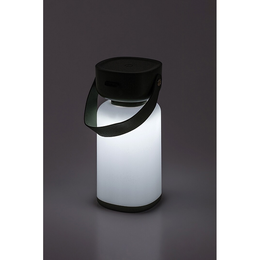 Rabalux - LED Utomhus dimbar touch uppladdningsbar bordslampa LED/3W/5V IP44 grön