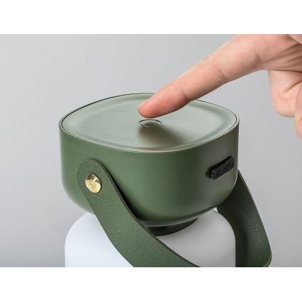 Rabalux - LED Utomhus dimbar touch uppladdningsbar bordslampa LED/3W/5V IP44 grön