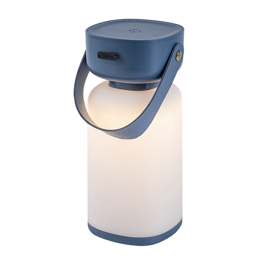 Rabalux - LED Utomhus dimbar touch uppladdningsbar bordslampa LED/3W/5V IP44 blå