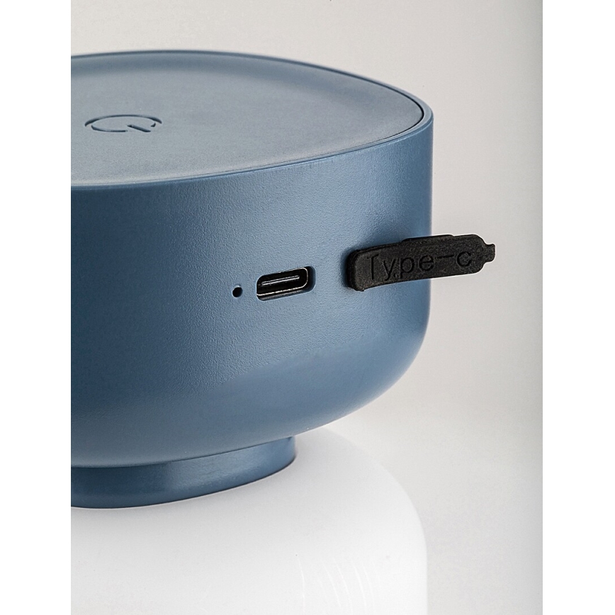 Rabalux - LED Utomhus dimbar touch uppladdningsbar bordslampa LED/3W/5V IP44 blå