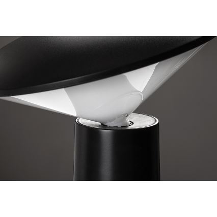 Rabalux - LED Dimbar uppladdningsbar touch bordslampa POLPERRO LED/3W/3,7V 1200mAh svart