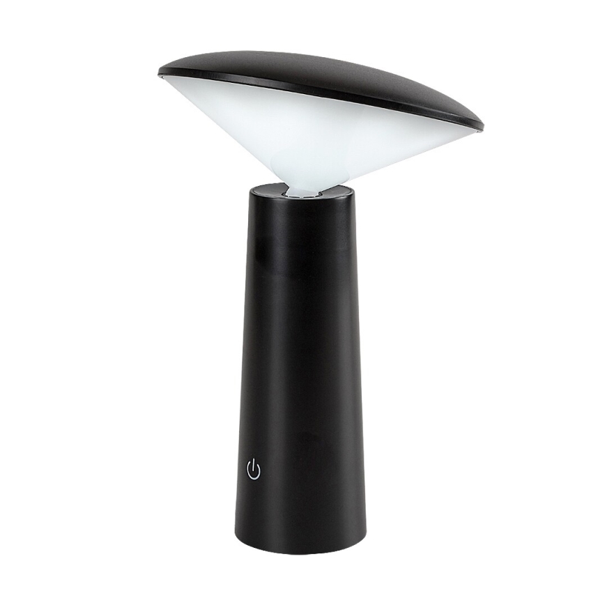 Rabalux - LED Dimbar uppladdningsbar touch bordslampa POLPERRO LED/3W/3,7V 1200mAh svart