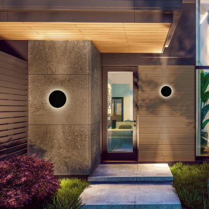 Rabalux - LED vägglampa för utomhusbruk 15W/230V 2700/4000/6500K IP65 svart