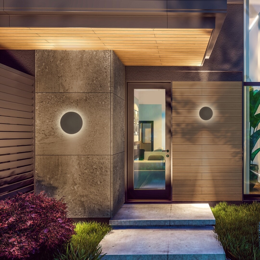 Rabalux - LED vägglampa för utomhusbruk 15W/230V 2700/4000/6500K IP65 brun