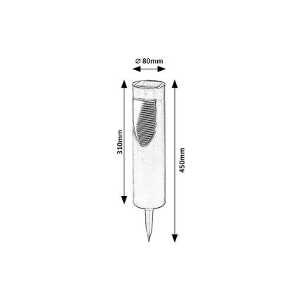 Rabalux - LED Solarlampa LED/0,1W/1,2V 600mAh IP44
