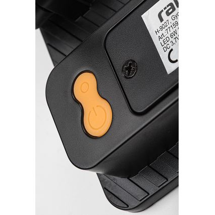 Rabalux - LED solreflektor med sensor LED/6W/3,7V 3000/4000/6500K IP65 2200 mAh