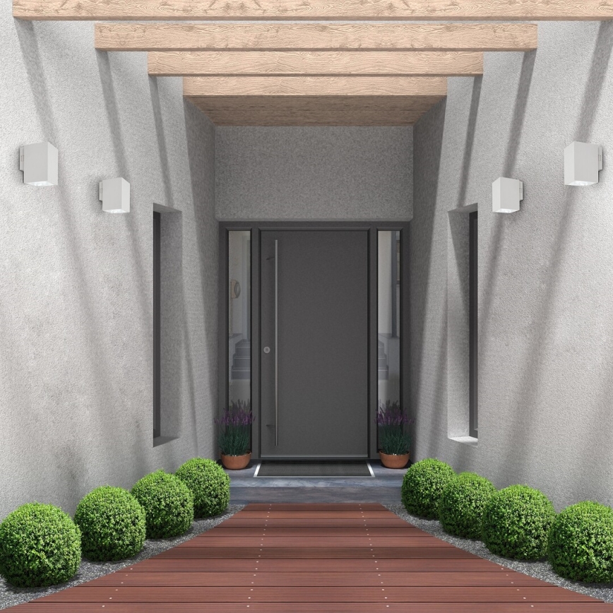 Rabalux - LED vägglampa för utomhusbruk LED/9W/230V 2700/4000/6500K IP65 vit