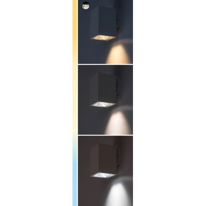 Rabalux - LED vägglampa för utomhusbruk LED/9W/230V 2700/4000/6500K IP65 vit