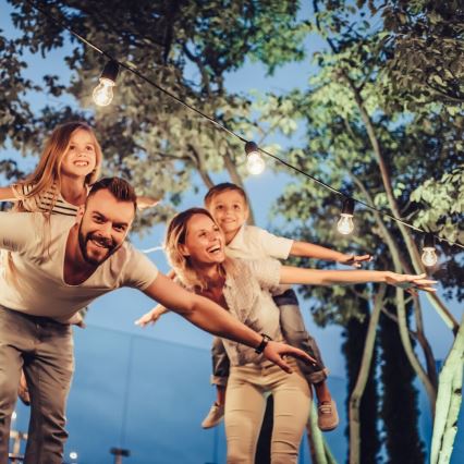 Rabalux - LED solcellsljusslinga LED/3,6W/3,7V 6,5 m 1200mAh IP44