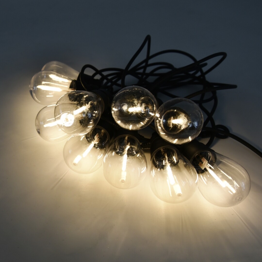 Rabalux - LED solcellsljusslinga LED/3,6W/3,7V 6,5 m 1200mAh IP44