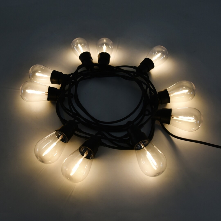 Rabalux - LED solcellsljusslinga LED/3,6W/3,7V 6,5 m 1200mAh IP44