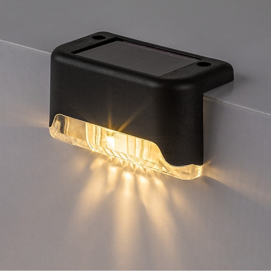 Rabalux - Set om 4 LED-solcellsvägglampor med skymningssensor LED/0,06W/1,2V 300 mAh IP44