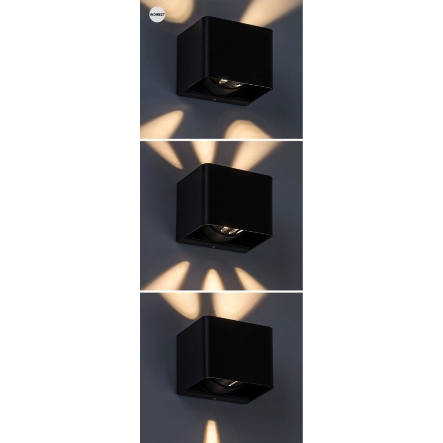 Rabalux - LED vägglampa för utomhusbruk LED/10W/230V IP54 svart