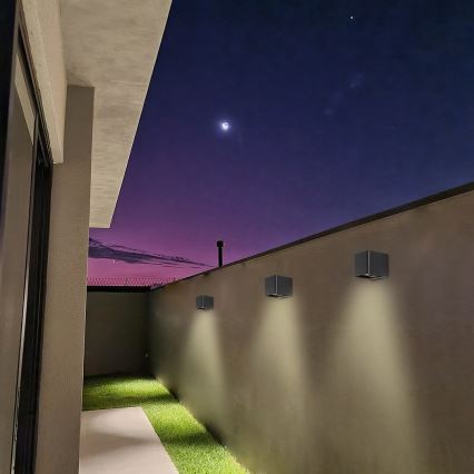 Rabalux - LED vägglampa för utomhusbruk LED/10W/230V IP54 svart