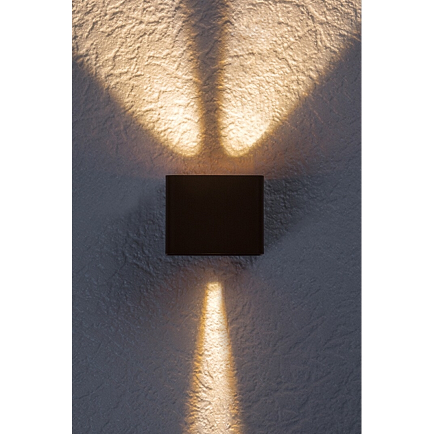 Rabalux - LED vägglampa för utomhusbruk LED/10W/230V IP54 brun