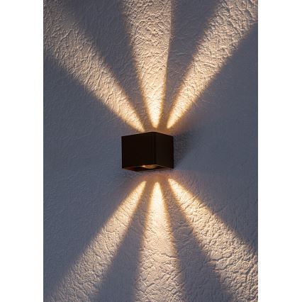 Rabalux - LED vägglampa för utomhusbruk LED/10W/230V IP54 brun