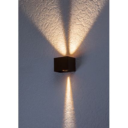 Rabalux - LED vägglampa för utomhusbruk LED/10W/230V IP54 brun