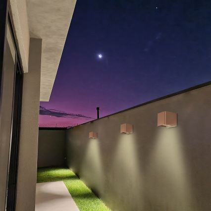 Rabalux - LED vägglampa för utomhusbruk LED/10W/230V IP54 brun