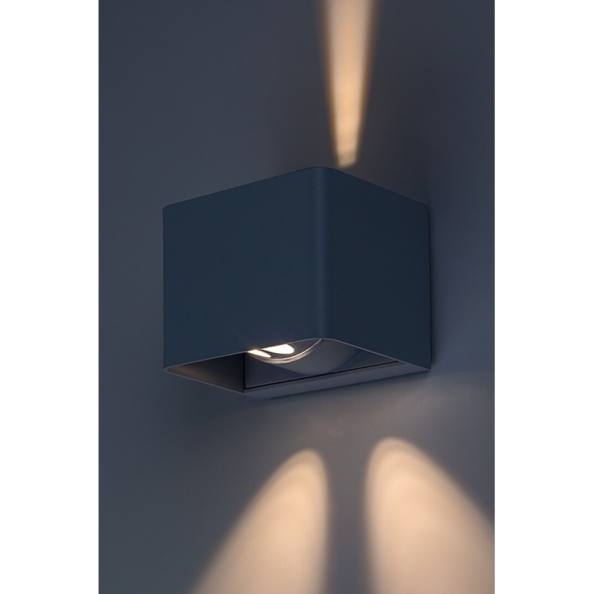 Rabalux - LED vägglampa för utomhusbruk LED/10W/230V IP54 grå