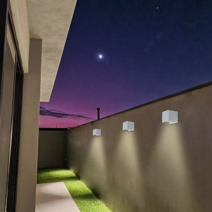 Rabalux - LED vägglampa för utomhusbruk LED/10W/230V IP54 grå