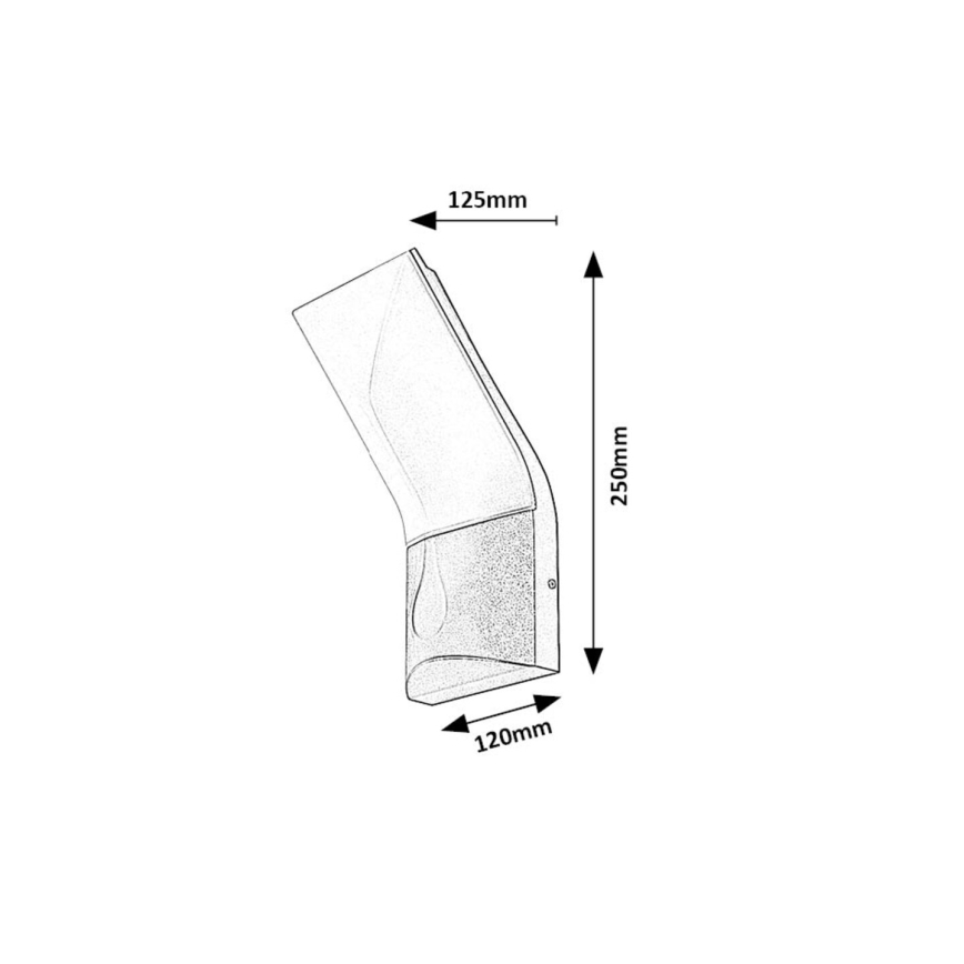 Rabalux - LED vägglampa för utomhusbruk LED/10W/230V IP54