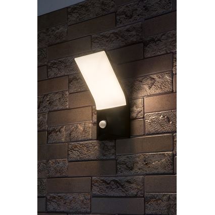 Rabalux - LED Utomhus Vägglampa med Sensor LED/10W/230V IP54