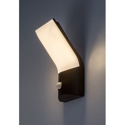 Rabalux - LED Utomhus Vägglampa med Sensor LED/10W/230V IP54