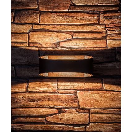 Rabalux - LED utomhusvägglampa LED/9W/230V IP54 brun