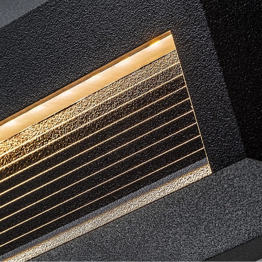 Rabalux - LED-utomhusväggarmatur LED/6W/230V IP65 svart