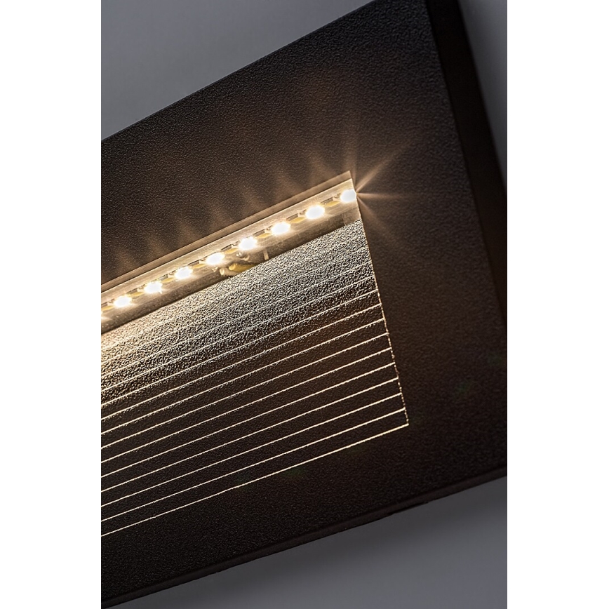 Rabalux - LED-utomhusväggarmatur 6W/230V IP65 svart