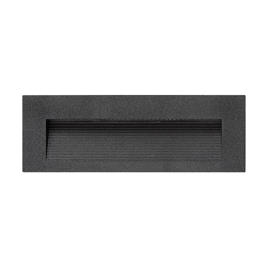 Rabalux - LED-utomhusväggarmatur 6W/230V IP65 svart