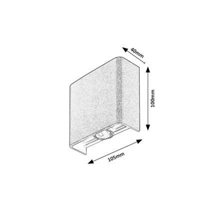 Rabalux - LED utomhusväggarmatur 2W/230V 2000/2700/4000K IP65