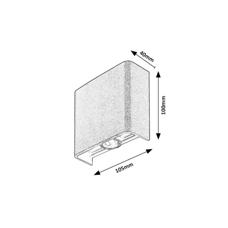 Rabalux - LED utomhusväggarmatur 2W/230V 2000/2700/4000K IP65