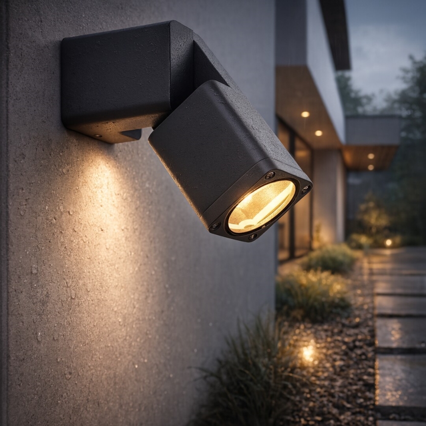 Rabalux - Utomhusvägglampa 1xGU10/15W/230V IP65